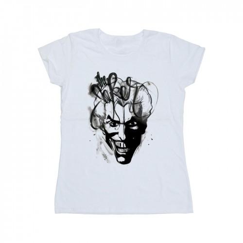 Batman Dámské/Dámské bavlněné tričko The Joker Sketch