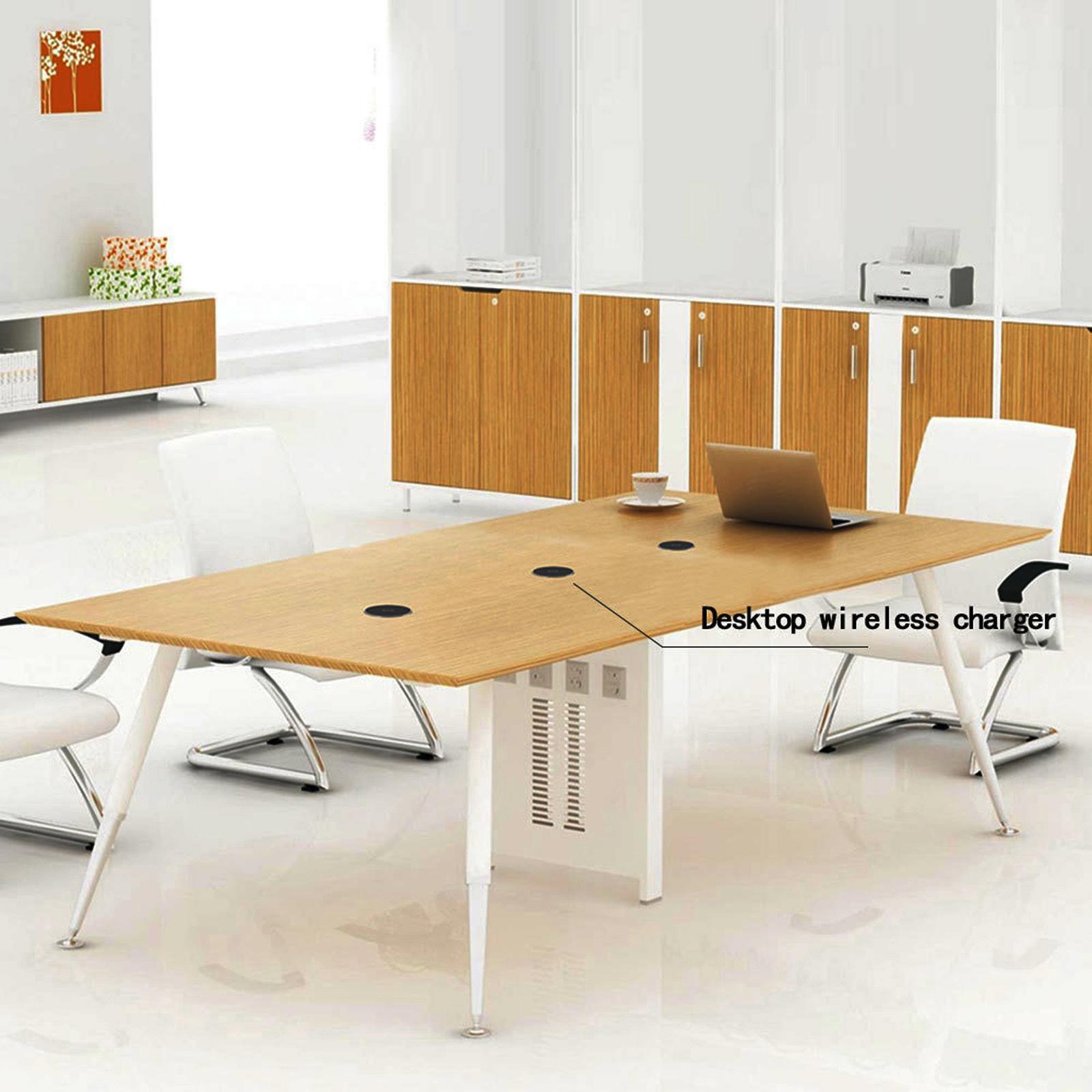 

T7 Desktop Embedded Wireless Charger QI Fast Charging Pad Universal Replacement for iPhone 12 Huawei Xiaomi Charger