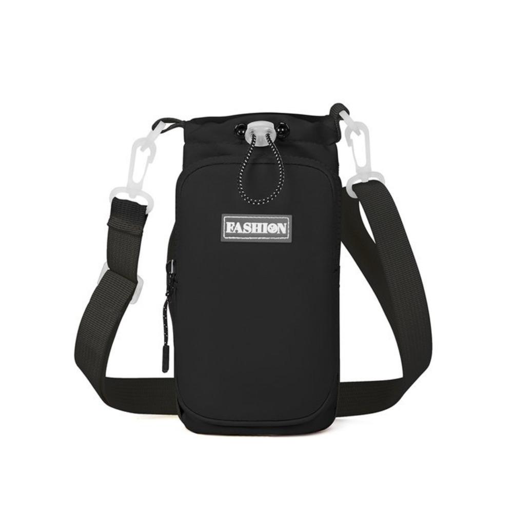 Adjustable Shoulder Strap Crossbody Water Bottle Bag Casual Waterproof Water Bottle Protective Sleeve Wear-resistant