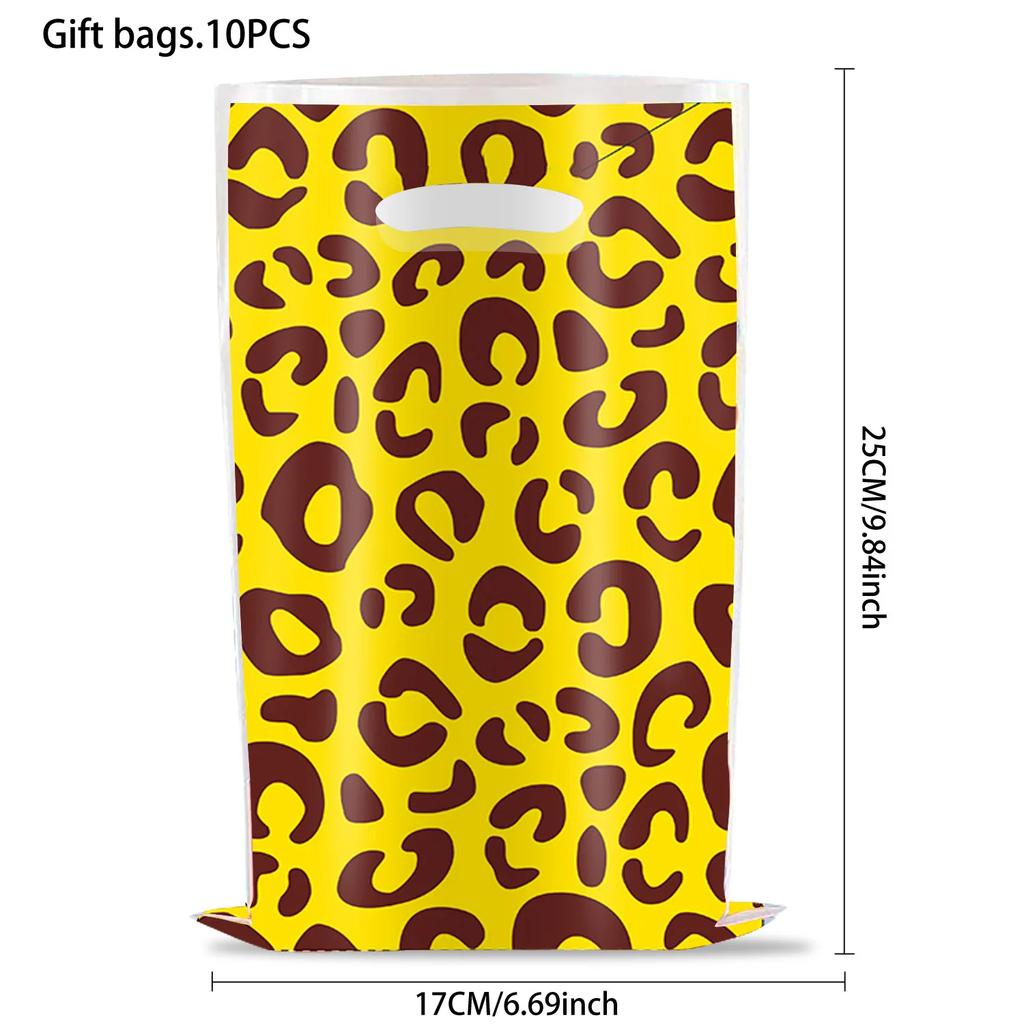 Rosa Leopard Geburtstagsparty Dekoration Tier Leopard Thema Geschirr Becher Teller Banner Ballons Geburtstagsparty Zubehör Geschenke