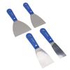 4Pcs Putty Scraper Set with Storage Bag Metal Carbon Steel Plastic Handle Drywall Repair Spreading Painters Tool