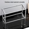 1/6 Double Layer Slanted Tray Rack with Lid for Milk Tea Shop Seasonings and Fruit Powders
