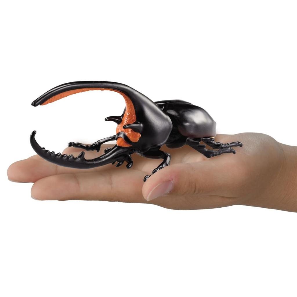 TAKARA TOMY AniA AL-39 Neptune Horned Beetle Animal Dinosaur Toy Ages 3 and Up