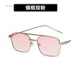 New Fashion Double Bridge Metal Frame Sun Glasses Driving Sunglasses Male Vintage Black Pilot Eyeglasses UV400 Female Gafas