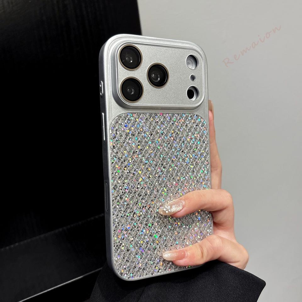 Husă de telefon cu sclipici Pentru Pentru Iphone 1 14 11 12 13 16 17 Pro Max 17Pro Oficial Bling Bling LEN Husa Protectoare Rezistentă la Șocuri