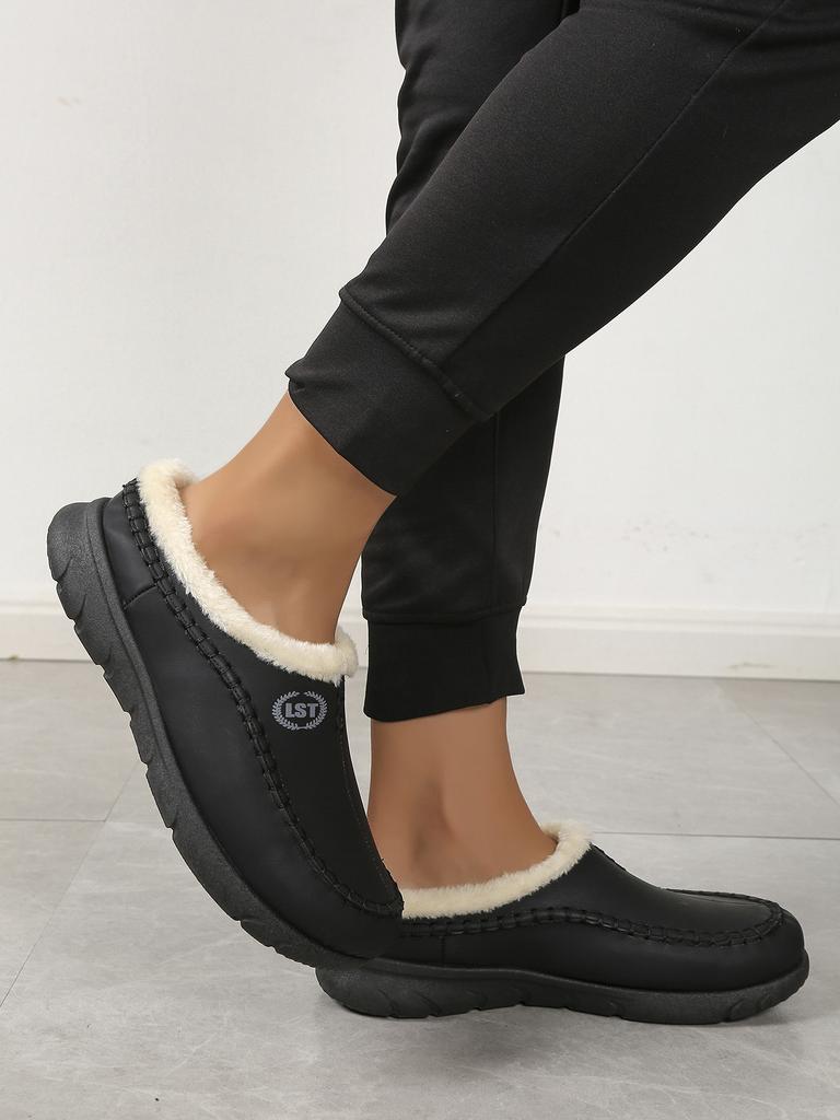 Autumn Men's Shoes, Winter Men's Casual Shoes, , Warm, Fleece, Thickened, Waterproof, Cold-proof and Wear-resi Genuine Leather