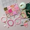 Bead Toy for Approximately 500 Bead Accessory Gift for Handmade Beaded Beading Storage Image Explanation Girls, Beads, Kit, Girls, Headband, Parts,