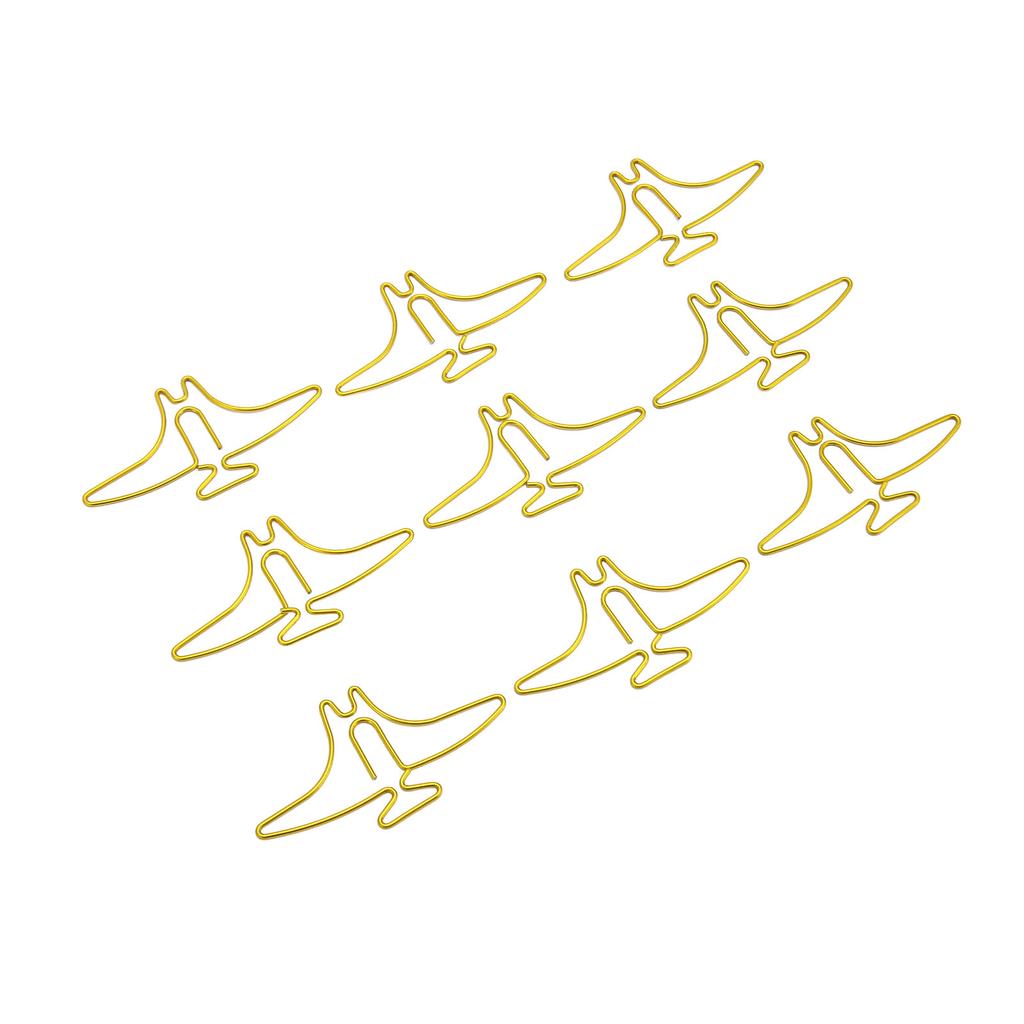 100pcs Paper Clips Prevent Slip Cute Animal Shaped Decorative Metal Small Bookmark Paperclips for Of