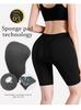 Damen Low-Waist Po-Hebende Hose mit Schwammeinlagen