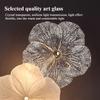 Nordic Luxury LED Wall Light 2025 New Cream Wind Glass Background Wall Decoration Light Restaurant Bedroom Creative Flower Light