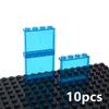 4215 87543 Transparent Panel Glass House MOC City Bricks Parts 1x2 1x4 Window Frame Building Blocks Construction Compatible Toy