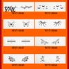 Water Transfer Body Stickers Halloween Makeup Eye Temporary Tattoos, Waterproof Spider Web Bat Eyeliner Scary Face Decals Shadow Tattoo Sticker