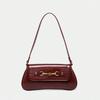 2025 New Underarm Bag Fashionable and Versatile Solid Color Artistic Stick Bag Elegant Retro Leopard Pattern Shoulder Bag