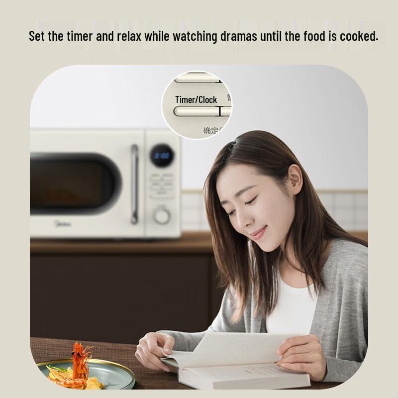 Midea M2F 20L Retro Microwave Oven CN Plug (adapter Included)