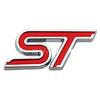 3D Auto ST Heckklappe Seite Kotflügel Emblem Abzeichen Aufkleber für Ford ST Logo Focus Fiesta H6 Ecosport 2009-2015 Mondeo Focus2 Focus3 MK2