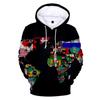 3D mapa světa Mikiny s potiskem Pánské/Dámské Mikiny Jaro Podzim Móda Běžné Hoody Pánské Sportovní oblečení Streetwear Nadměrné topy