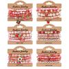 Frucht Erdbeer Armband: Mehrschichtiges Polymer-Ton-Stretch-Armband für Mädchen