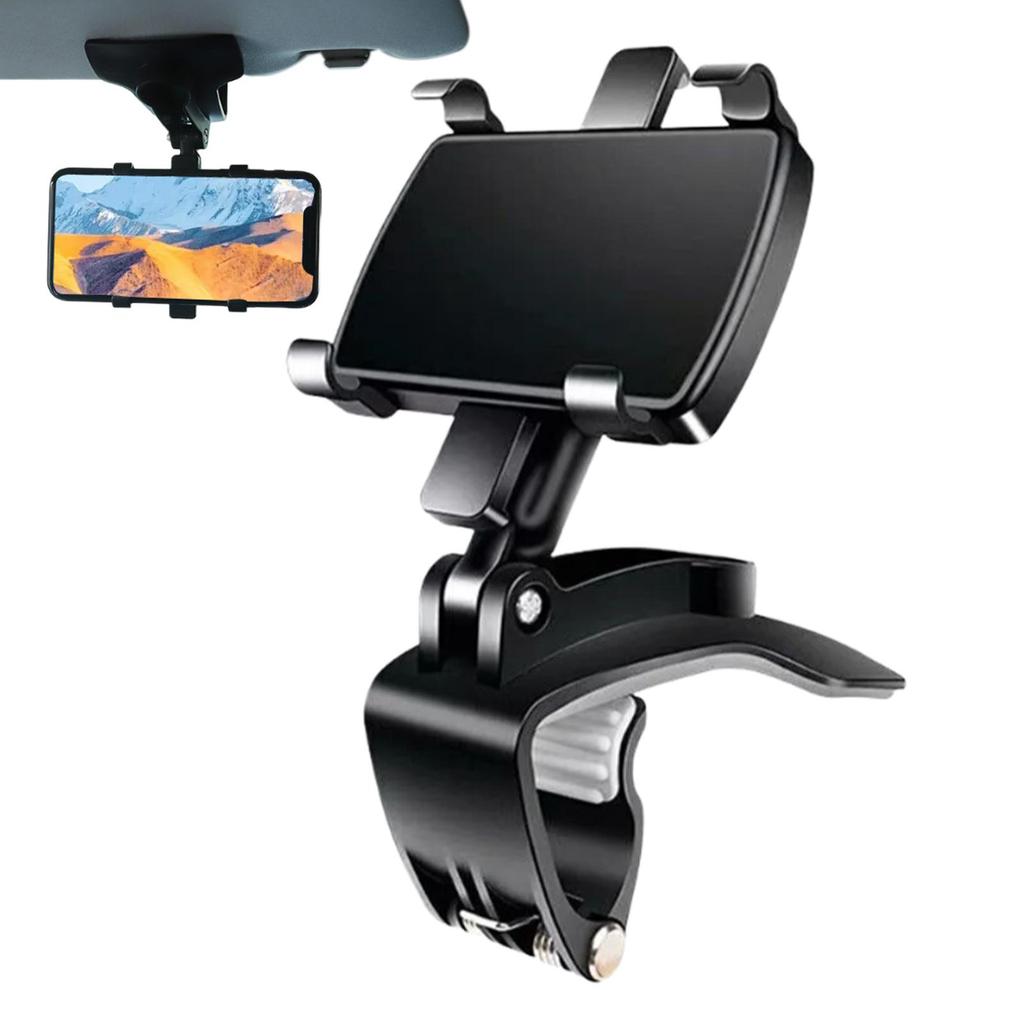 Car Phone Holder Cell Phone Mount for Car Dashboard Adjustable Anti-Slip Smartphone Cradle for Truck Sedan Automotive RV