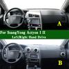 For SsangYong Actyon I II Pickup Kyron Sports Mk1 Mk2 Dashmat Dashboard Cover Instrument Panel Pad Dash Mat Anti-Dirt Ornaments