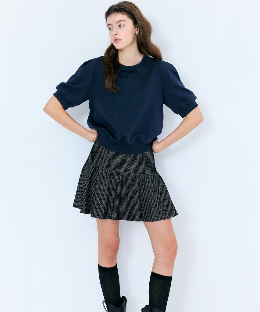 Peileu Étoile Tweed Skirt