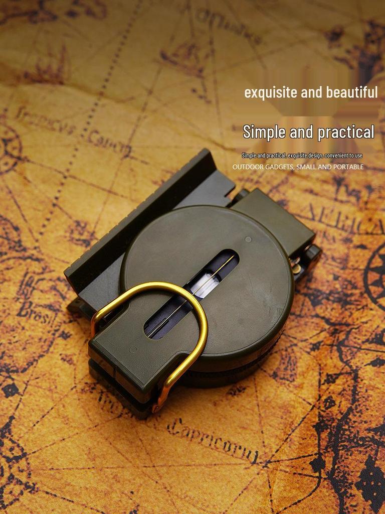 Multifunctional Outdoor Tactical Compass with North Pointer - Model DC45-2A