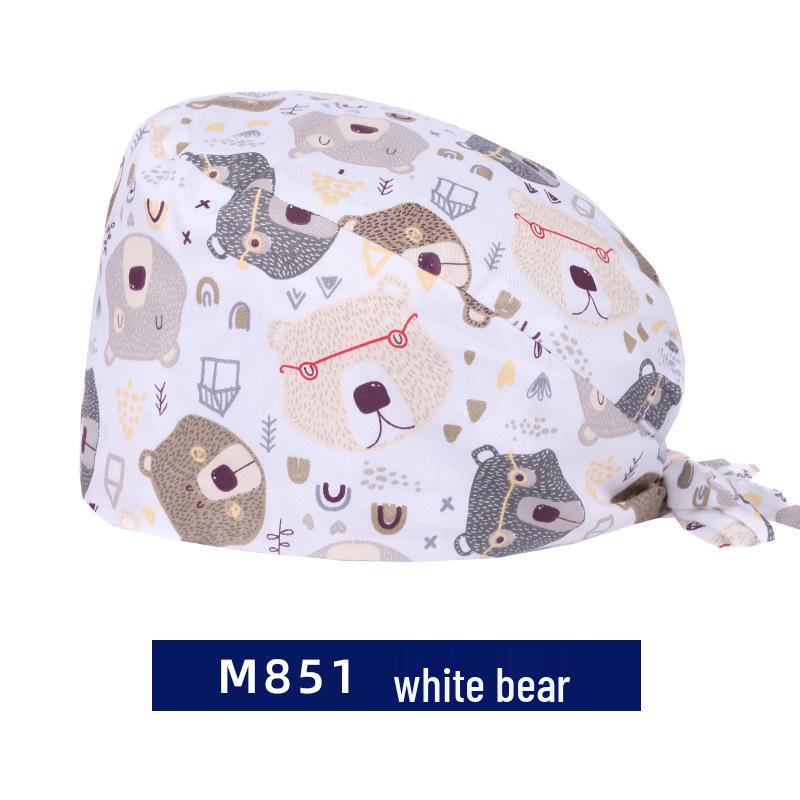 Operationsmössa för män och kvinnor – Ren bomull, Idealisk för tandsköterskor och läkare på operationssalar