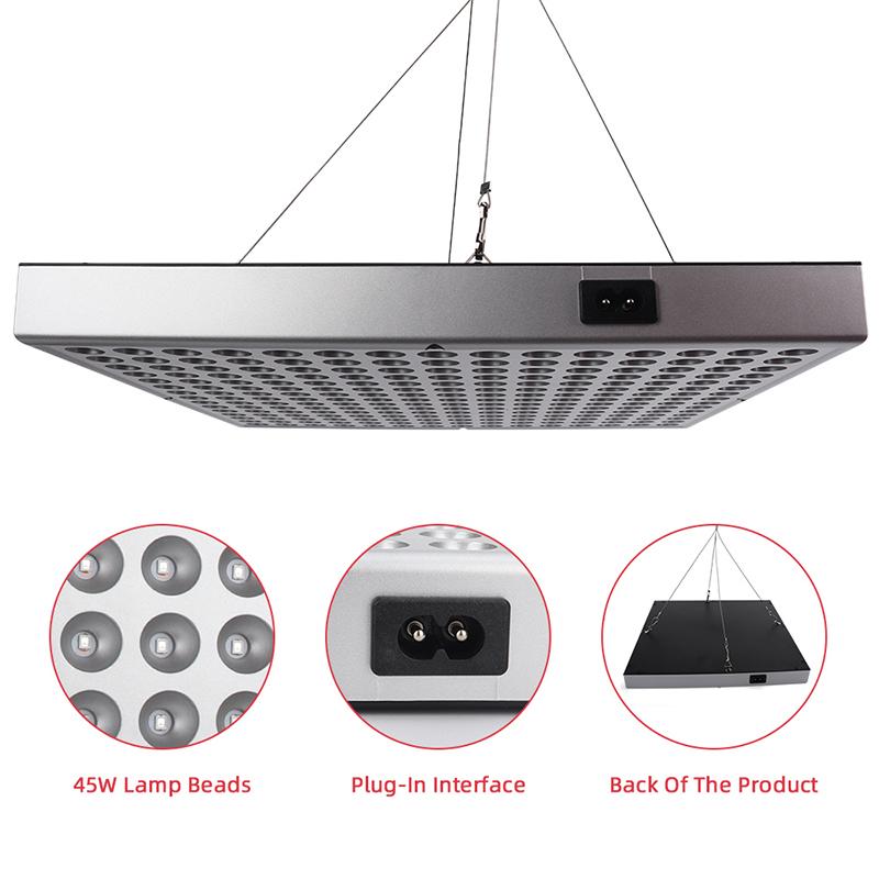 45 W LED-Gesichtsgerät 660 nm 850 nm Nahinfrarot-Rotlichttherapiegerät Rotlichttherapie-Panel Schmerzlinderung von Muskeln und Gelenken