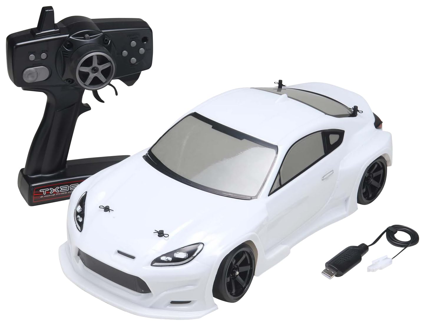 

Yokomo Drift Package 2WD Pre-assembled Full Set PANDEM GR86 White (DP-GR86RTRW) Electric Radio Control