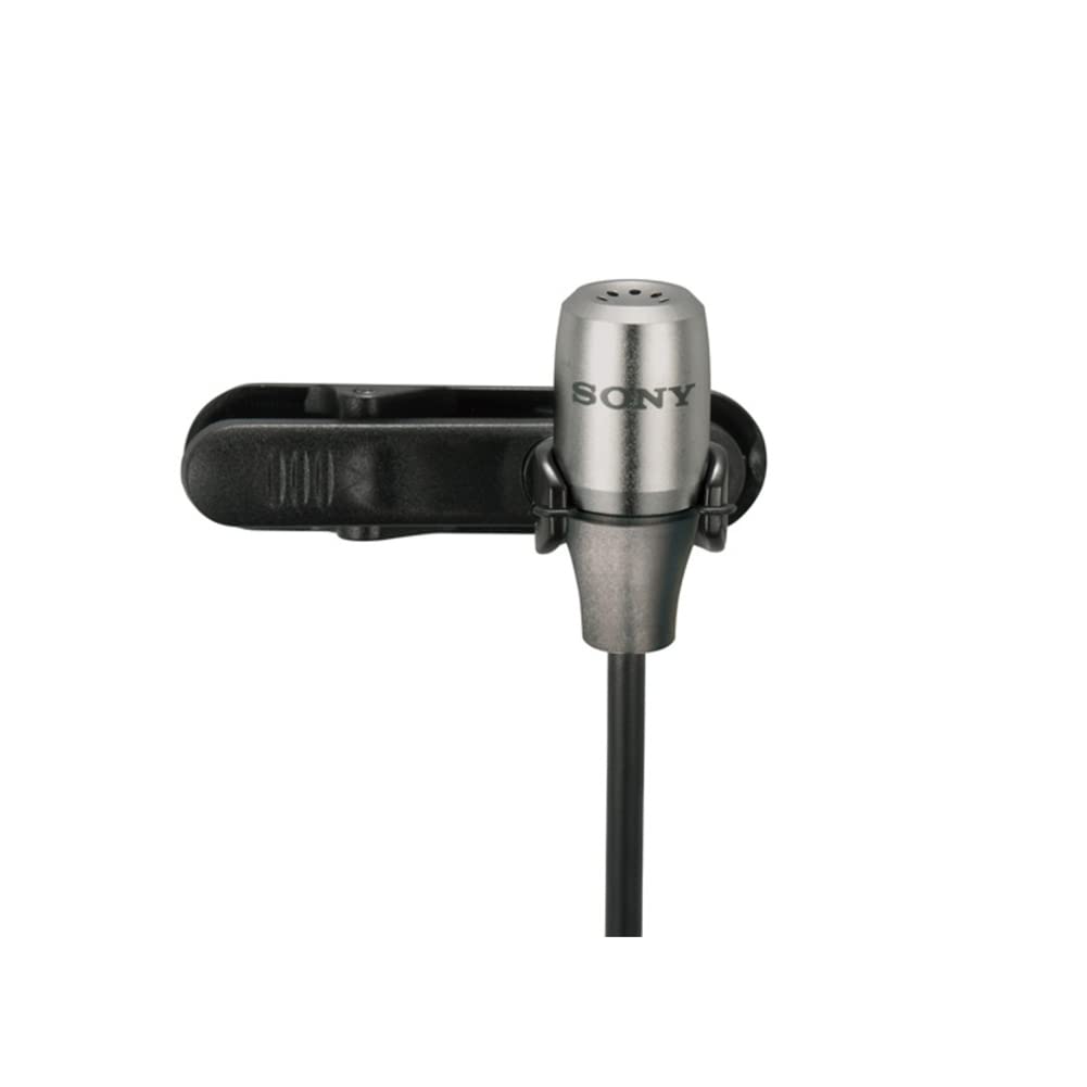 Sony Mikrofon pojemnościowy Mikrofon do rozmów AUX Klips w zestawie Monofoniczny/Stojak/Uchwyt PC ECM-PC60