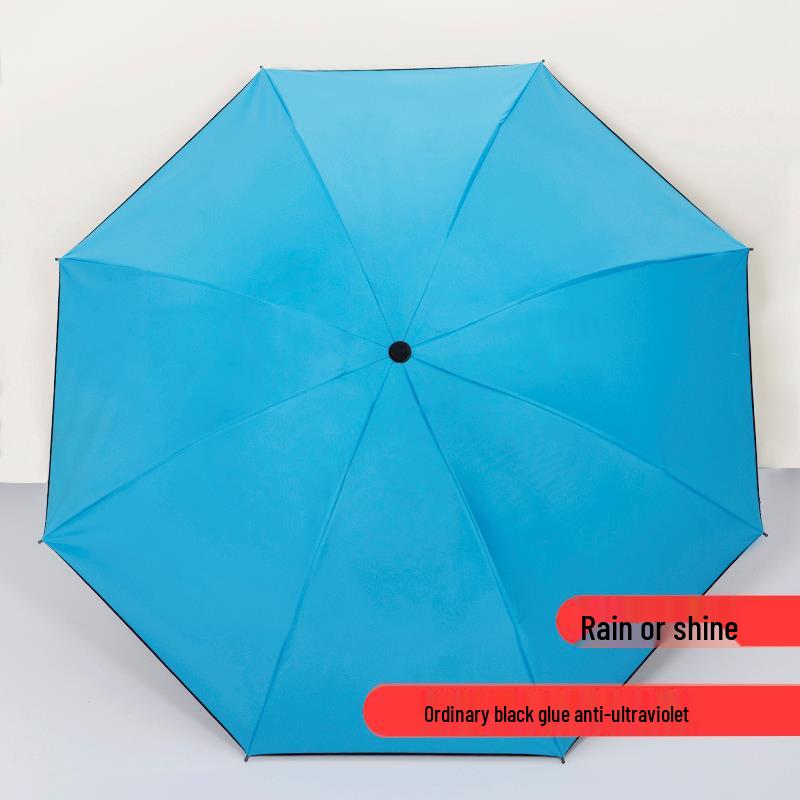 Parasol con Logo Personalizado Paraguas Plegable de Dibujos Animados - Doble Uso, Anti-UV, Para Lluvia o Sol
