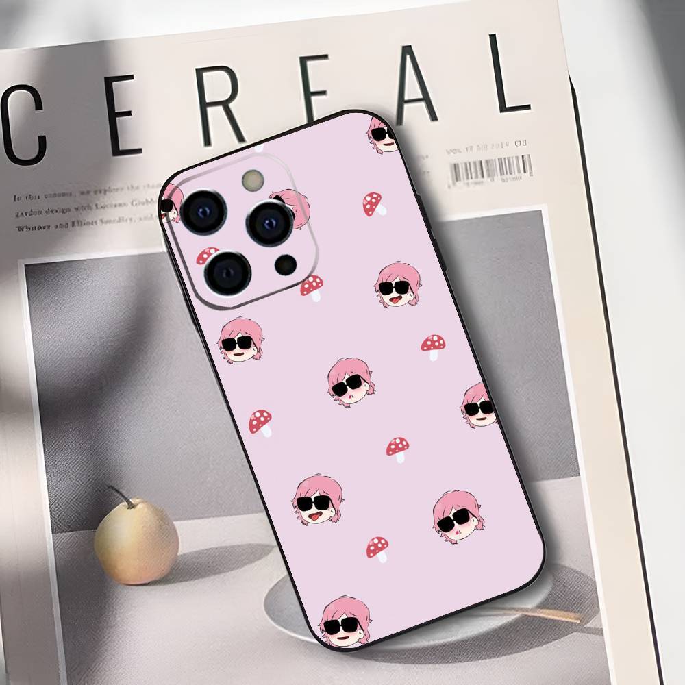 

A-Ayato Y-Yuri Y-Yarichin Club Phone Case For iPhone 17,16,15,14,13,12,11 Plus,Pro Max,XS,Soft Silicone Black Cover iPhone12PROMAX