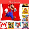 Super Funny Game Mario Printed Pillowcase Cushion Cover Sofa Car Bed Sofa Decor