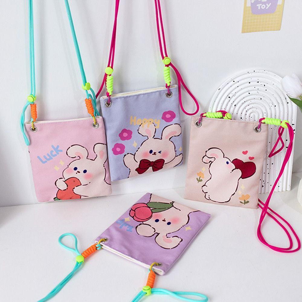 

Large Capacity Shoulder Bags Cartoon Crossbody Bags Portable Purse Women Girls