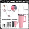 Fits Most 8-40 Oz Bottles Water Bottle Handle Water Bottle Sling with Strap for Stanley Cup