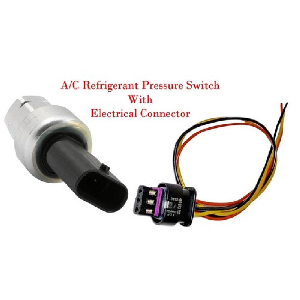 AC A/C Refrigerant Pressure Switch + Connectr Fits Chrysler Dodge Fiat Jeep Ram