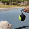 Portable Tennis Ball Holder Convenient Pet Ball Holder with Hands Free Dog Leash Attachment for Active Pets Easy Install