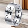 High-End Stainless Steel Titanium Couple Rings - No Fade, Plain Design