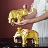Decor Statue for Bookshelf TV Stand Decoration, Resin Animal Sculpture Crafts Gift Friend,