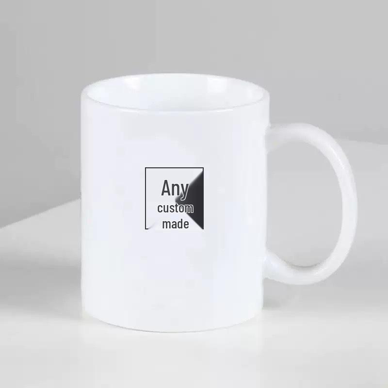 Ceramic Heat Transfer Logo Mug for Sublimation Advertising