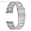 12 14 16 18 20 22 24mm Armbänder Edelstahl Uhrenarmband Universelles Herrenband Faltschließe Armband Armband Uhrenzubehör