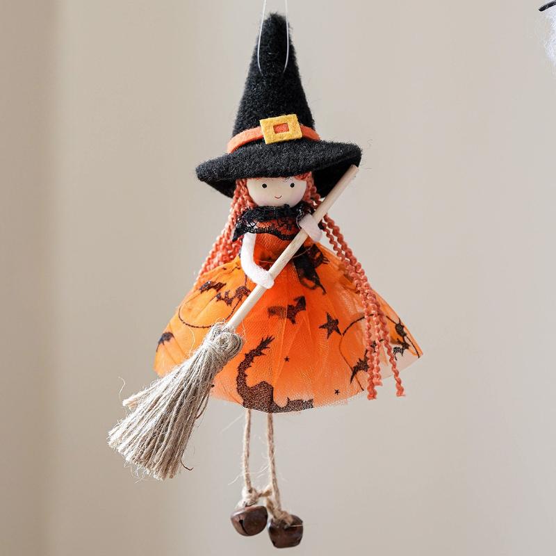 Милый кулон-ведьма на Хэллоуин Украшение на Хэллоуин Декор для дома Тыква Призрак Ведьма Подвеска Креативный подарок на Хэллоуин