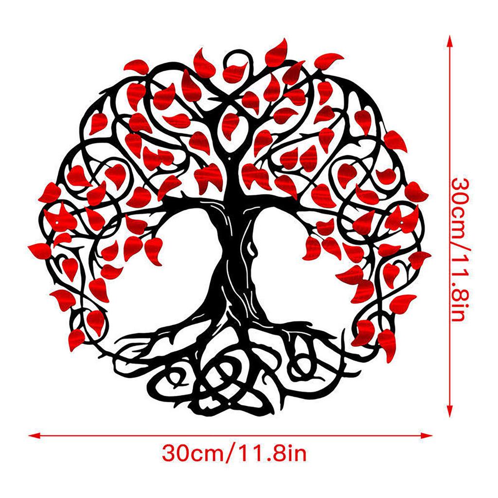 Tree Of Life Wall Art Metal Tree Of Life Wall Decor 11.02in Tree Of Life & Birds Metal Wall Plaque Metal Tree Pendant Decor