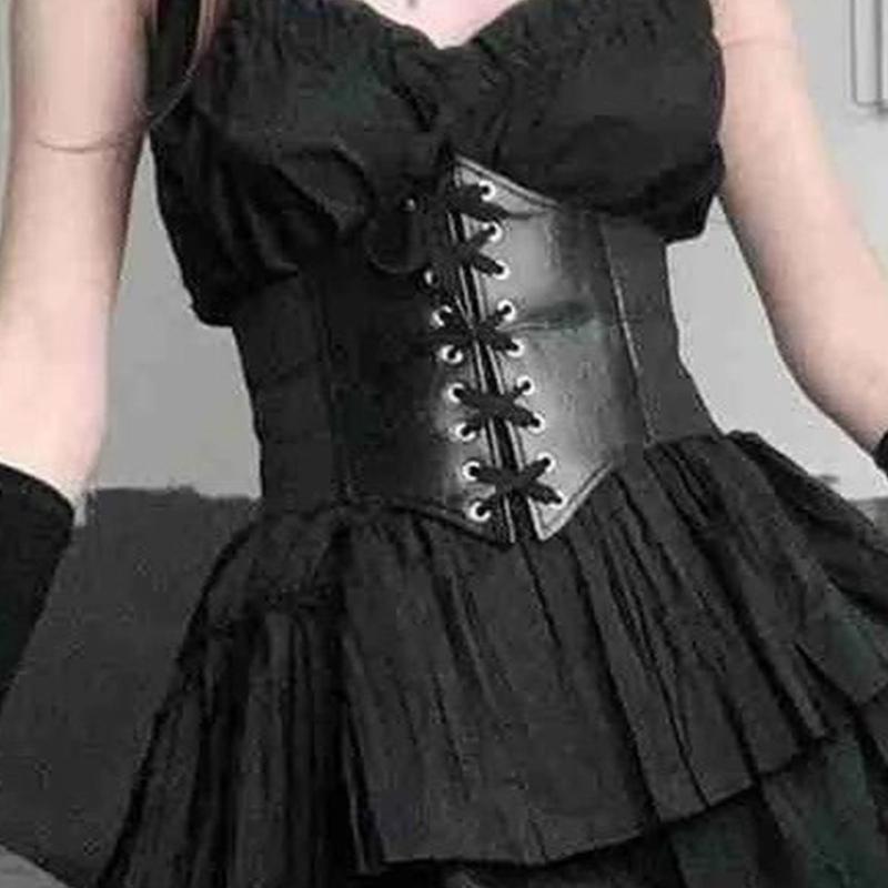 4Pcs Halloween Pirate Costume Accessories Pirate Bandana Head Scarf,Medieval Corset Eye Patchesfor Cosplay Dressing Up