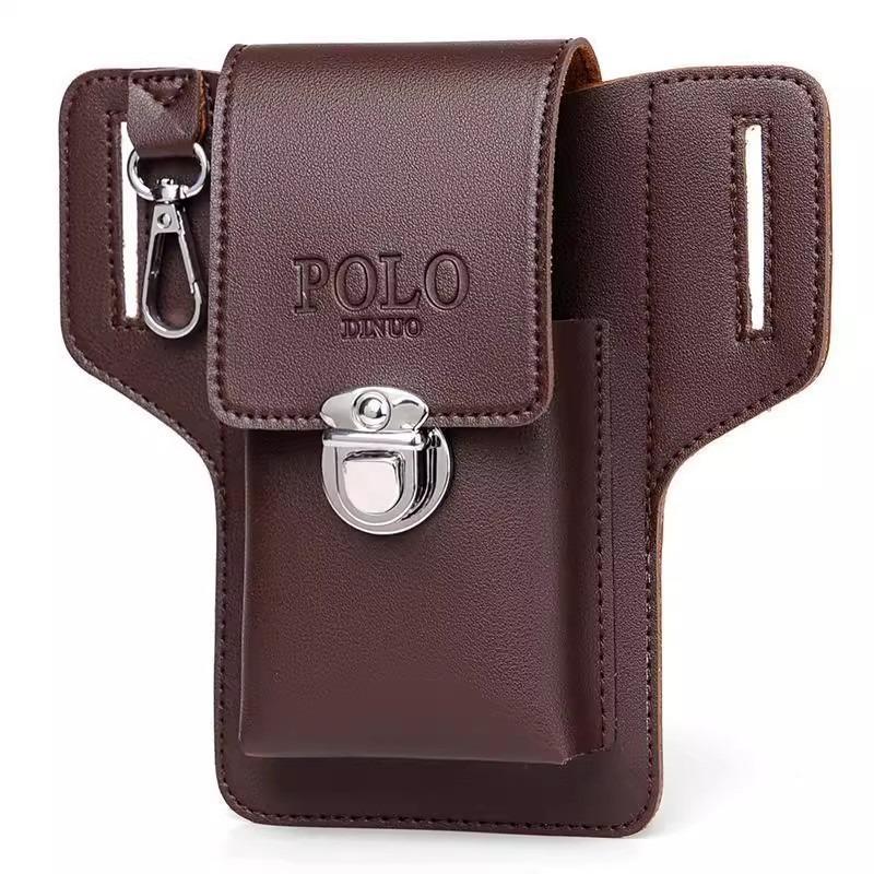 Phone Pocket Mens Mobile Mobile Phone Leather Case Can Hang Keys And Wear Belt Dedicated