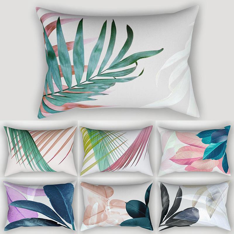 palm leaf cushion covers