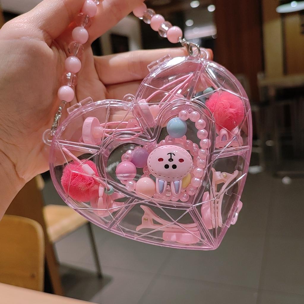 Children's Jewelry, Baby Cartoon Cute Fruit Pendant Bracelet Set, Birthday Gift Box