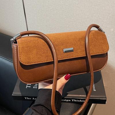 Niche Stick Bag Women's Winter Fashion Underarm Bag Retro Shoulder Portable Commuter Bag