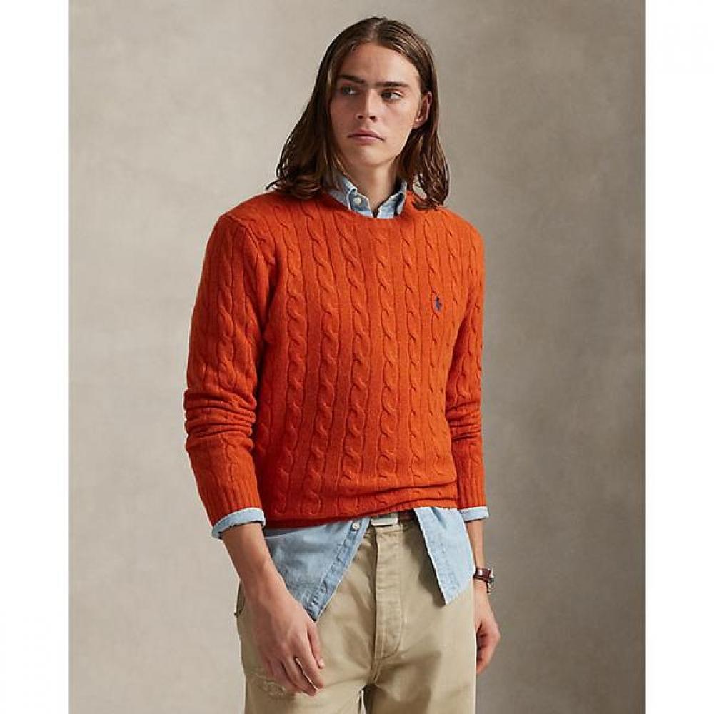

Polo Ralph Lauren Men S Cable Knit Wool caShmere Sweater mnpoSwe16822409800 L