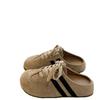 Retro and Comfortable Women's Platform Without Heels Lazy Shoes Women Wear New Spring Bag Head Half Slippers