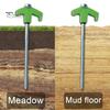8 ks stanových kolíků Kovové kempingové kolíky pro vysoké zatížení Závitové kotvy Nastavení s vrtačkou nebo kladivem Stanové kolíky s vynikajícím uchopením na travnaté půdě štěrk pro baldachýn